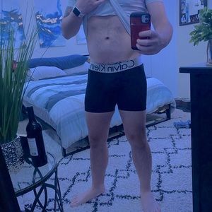 2 Calvin Klein boxer briefs, both size medium one has tag and one tag is cut off